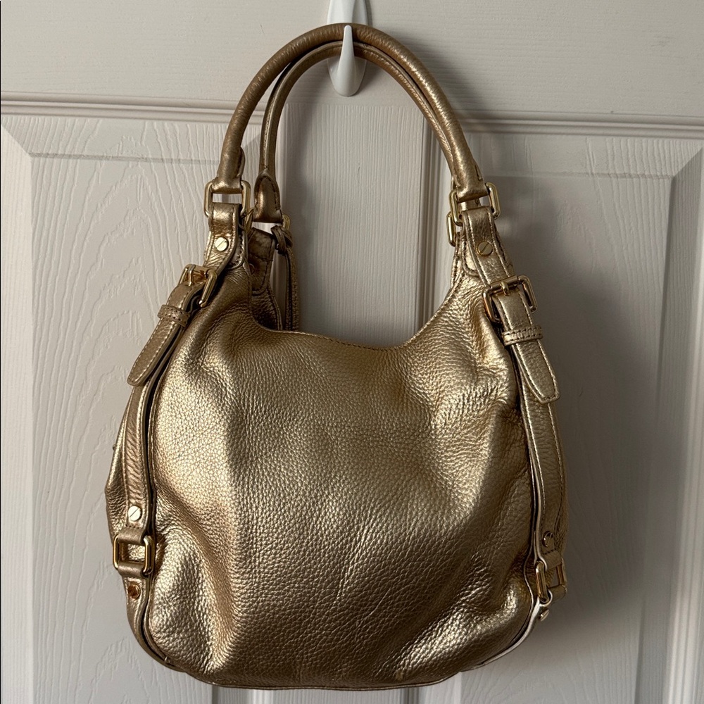 Michael Kors Gold Women's Shoulder Bag - Picture 2 of 8